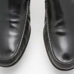 NICE! Mens shoes COLE HAAN black leather slip ons loafers sz 11.5 M