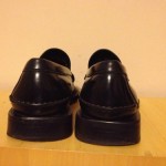 Cole Haan Black slip on mens shoes 10.5 Medium In Good Condition