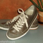VINTAGE COLE HAAN MENS SOFT LEATHER LOW TOP SNEAKERS TAUPE 11 M HIPSTER