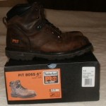 Timberland Pro Pit Boss 6″ Soft Toe Work Boots Brown Size 11D EUC With Box