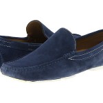 HUGO BOSS DREFIN US BLACK COLLECTION  Mens Shoes  Medium Blue Suede  9.5  NIB