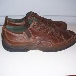 Clarks Mens Brown Leather Lace Up Oxfords Shoes 78699  SIZE 9.5 MEDIUM