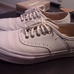 MENS VANS VAULT LX SPECTATOR WHITE LEATHER OTW SZ 9.5 ERA AUTHENTIC WINGTIP