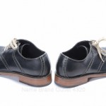 COLE HAAN C09378 11.5 black leather OXFORD PLAIN BROGUE ROUND LACED shoe