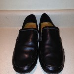 COLE HAAN NIKE AIR DRIVING LOAFERS G SERIES LEATHER MEN’S BLACK 10.5M