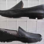 HUGO BOSS DREP US BLACK/BLACK SOFT LEATHER 728678966953 MEN CASUAL WALKING SHOES