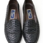 Men’s Cole Haan Bragano Woven Leather Loafers 9 M- Black