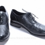 COLE HAAN C09149 NIKE AIR 9.5 M Pitney Wingtip Oxford black leather shoe TON