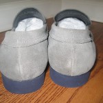 NWOB COLE HAAN FOLSOM GRAY VENETIAN SUEDE LOAFERS 11.5 M