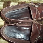 Cole Haan Brown Leather Buckle Loafer Shoes Sz 12 Mens Genuine Handsewn
