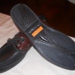 NEW Timberland Kiawah 2T Black & Brown Leather two eye Boat Deck Shoes Mens 13M
