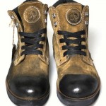 $350 NEW Diesel D.I.Y. CUB Brown/Black Suede Ankle Boots 7.5