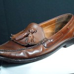 COLE HAAN CITY Mens Brown Leather Loafers W/ Tassels US 11.5 B Narrow