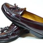 Cole Haan 03507 Burgundy leather Pinch Tassel Loafers/Shoes Mens 12D
