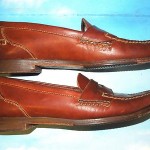 VINTAGE COLE HAAN GENUINE HANDSEWN BROWN LEATHER LOAFERS ,ALL LEATHER SIZE 10 M