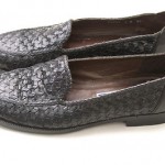 Men’s Cole Haan Bragano Woven Leather Loafers 9 M- Black