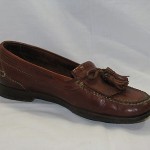 COLE HAAN Country LOAFERS Shoes Kiltie TASSEL Brown Size 9.5 Men’s