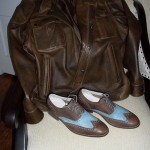 SALE! Cole Haan Mens US10 Air Colton Casual/Dress Wingtip Oxford Brown/Blue Nike