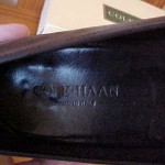 COLE HAAN, MANOCO  MEN’S BLACK & MOCHA  LOAFERS 9 1/2 M VERY NICE, IN O.B.