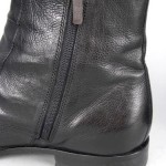 Hugo Boss Black Leather Side zip Ankle Boots Men’s eu 9.5 us 10.5