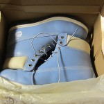 TIMBERLAND MENS SIZE 11-M INSULATED DRESS BOOT IN LIGHT BLUE/NEVER WORN