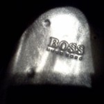 Hugo Boss Loafers Sz 10 Chesterfield Mocassins Black Leather Excellent Condition