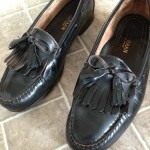 Cole Haan Mens Black Tassel Slip on Loafers Comfort Shoes Size: 8.5 M