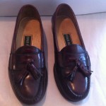 Cole Haan City Pinch Tassel Loafers (3507) Burgundy Leather Mens Size 7.5 D