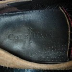 MENS COLE HAAN AIR COLTON CHOCOLATE SUEDE W/ CROC. SADDLE/OXFORD