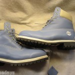 TIMBERLAND MENS SIZE 11-M INSULATED DRESS BOOT IN LIGHT BLUE/NEVER WORN
