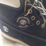 Timberland mens boots Black Nubuck White Cream Trim Mint 13m