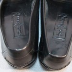COLE HAAN “Resort” black leather TASSELED LOAFERS w/ woven vamp sz 8.5 D