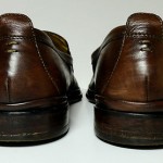 COLE HAAN Rust-Brown Leather Slip-On Loafers – US 10 M