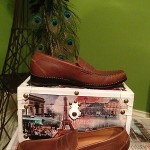Cole Haan ‘Hudson Square’ Penny Loafer Tan Leather Men’s Size 12M.