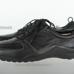 Mens Cole Haan Stylish Black Leather Fashion Sneakers Shoes Sz. 9.5 M