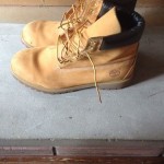 Timberland  Waterproof 6″ Nubuck Boots Size 10.5