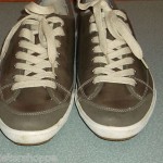 VINTAGE COLE HAAN MENS SOFT LEATHER LOW TOP SNEAKERS TAUPE 11 M HIPSTER