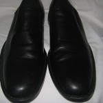 COLE HAAN Men’s Black slip on leather loafers 16 M