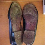 COLE HAAN, MANOCO  MEN’S BLACK & MOCHA  LOAFERS 9 1/2 M VERY NICE, IN O.B.