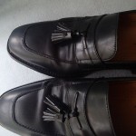 cole haan leather shoes sz 9 m ,black,loafers,tassel,nike air