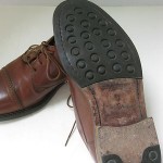 COLE HAAN Mens Brown Leather Lace up Cap Toe Size 9 D Made in Italy!