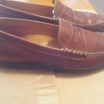COLE HAAN + NIKE AIR MEN’S BROWN LEATHER PENNY LOAFER SIZE 10 GREAT CONDITION