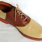 Men’s COLE HAAN Leather Oxford Shoes Size 9 D Brown/Bone