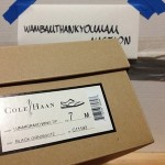 100% Authentic Cole Haan Lunargrand fragment design sz 7 Black/White Fujiwara