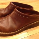 Cole Haan Mens  Slip On Clog Shoes Brown Size 9M Very Nice