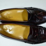 Cole Haan 03507 Burgundy leather Pinch Tassel Loafers/Shoes Mens 12D