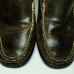 COLE HAAN Dark Brown Leather Slip-On Loafers – US 10.5 M