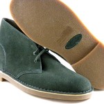 Clarks Desert Boots Dark Green Suede size 10.5