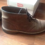Clarks Desert Boots Taupe Suede Sz 8 Pre Owned
