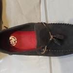 Diesel Men’s Fashion Loafers Grahl Anthracite Leather Boat Shoes sz 10.5 $160.00